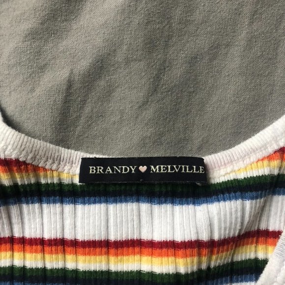 Brandy Melville rainbow tank - Picture 3 of 3